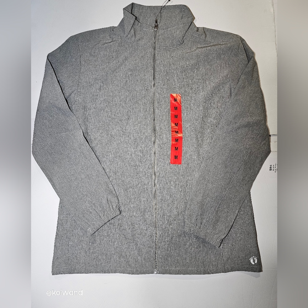 NWT Hang Ten Women's Water Repellant Hybrid Jacket Size M Gray